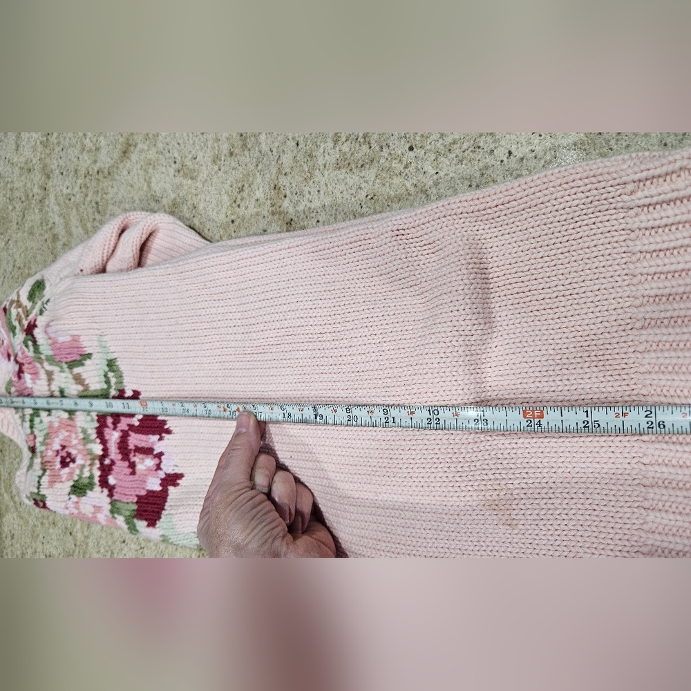 Together Pink Coral knit Cardigan